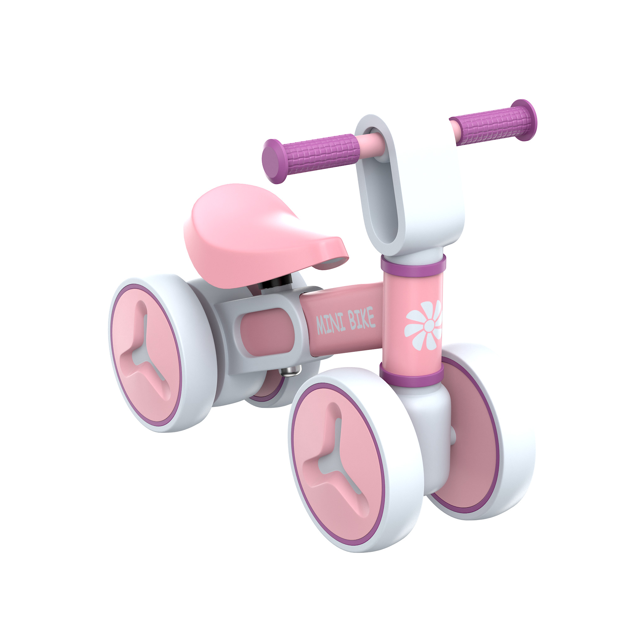 Baby Balance Bike 3D model_35