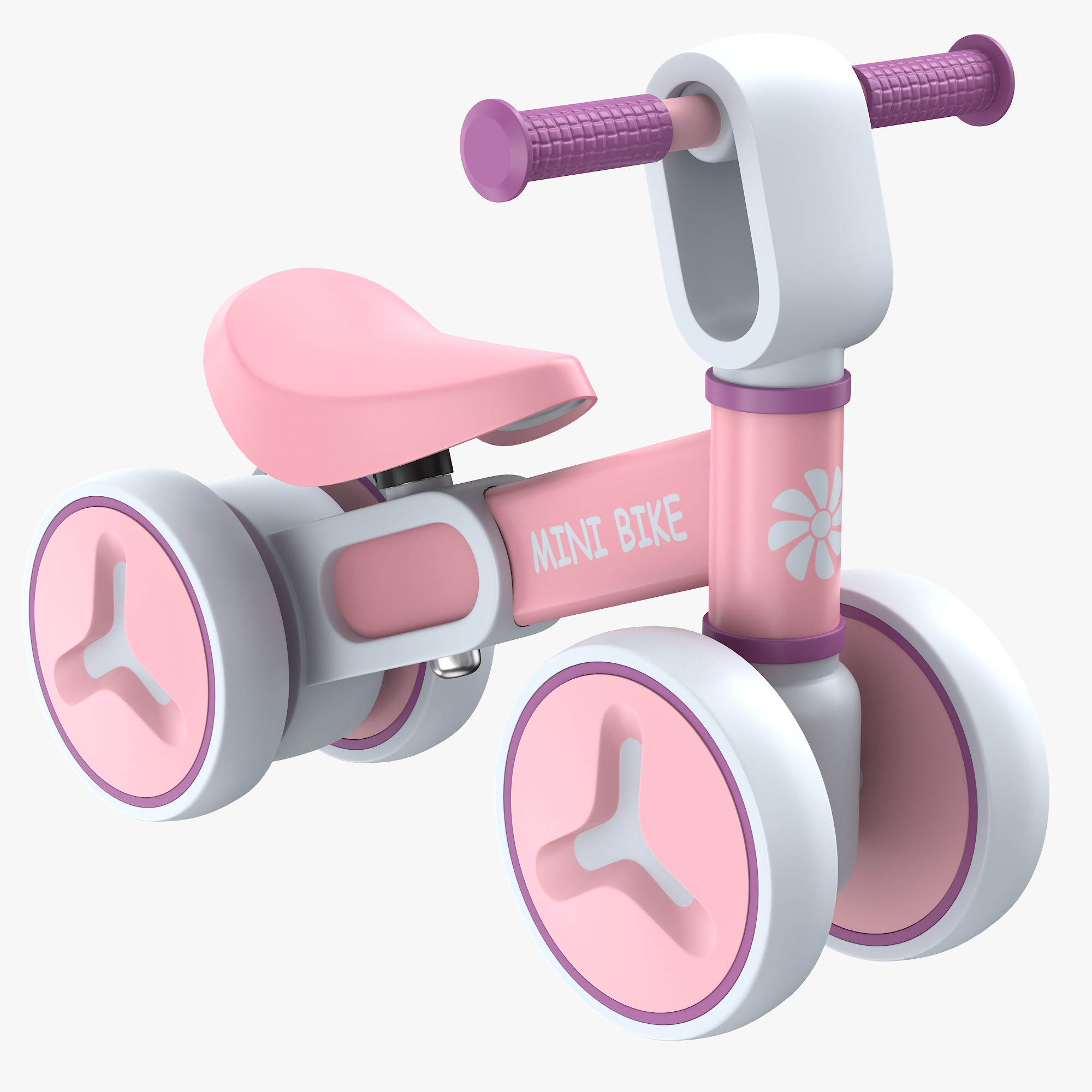 Baby Balance Bike 3D model_1