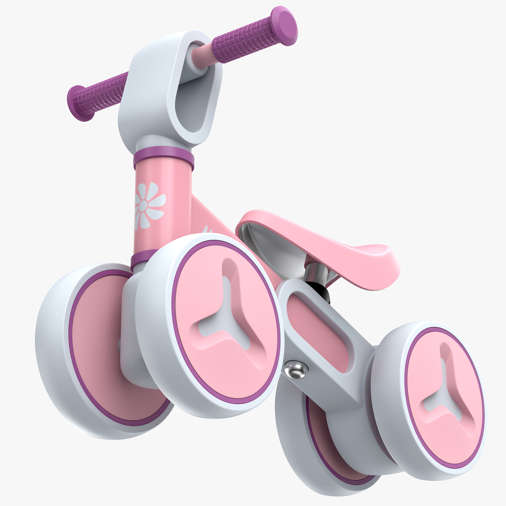 Baby Balance Bike 3D model_6