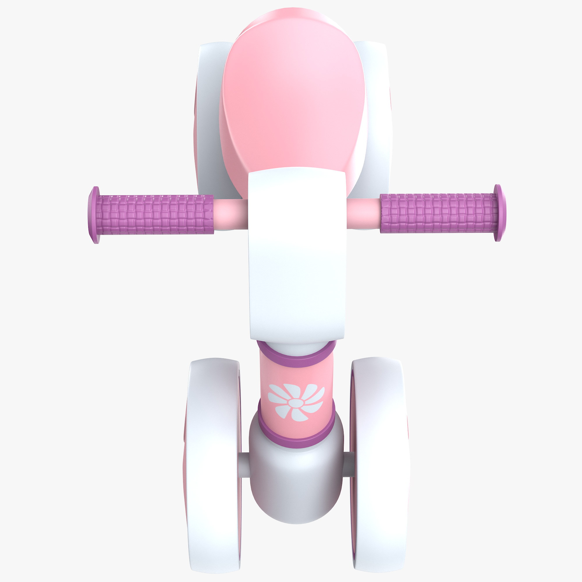 Baby Balance Bike 3D model_2