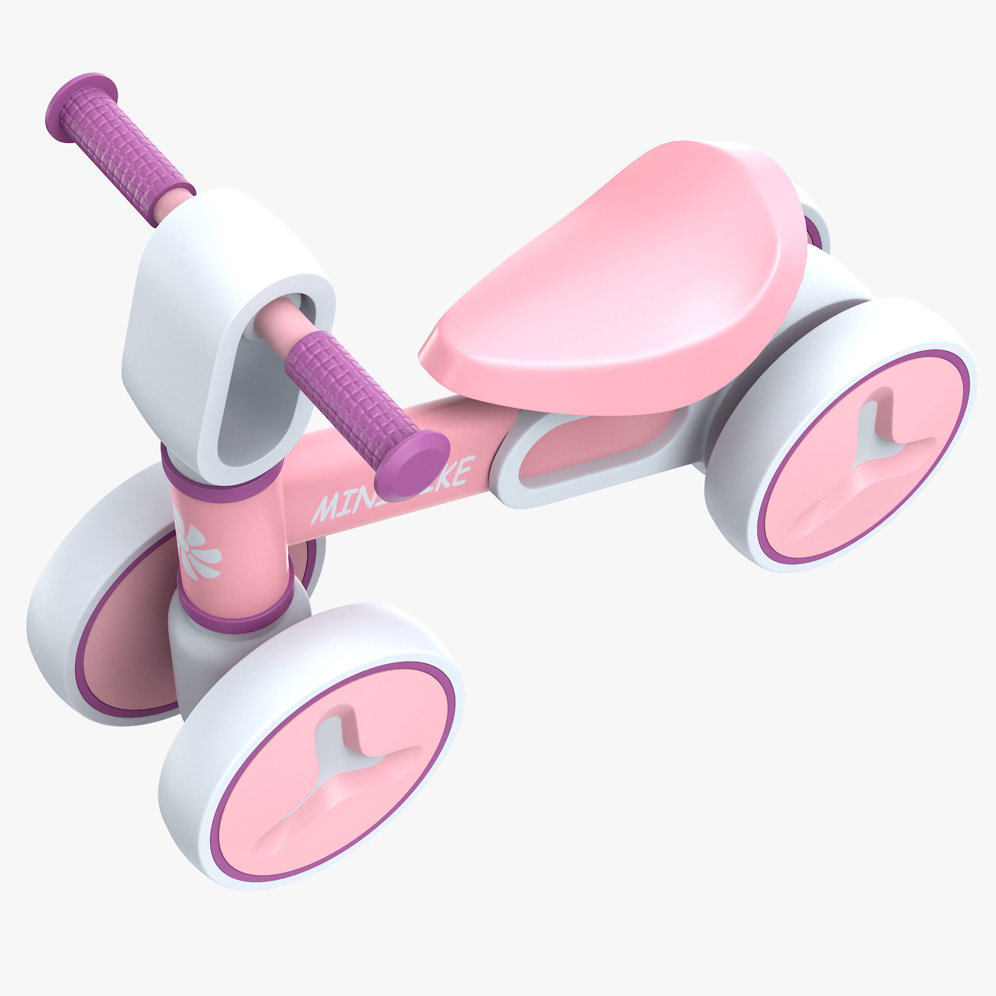Baby Balance Bike 3D model_4