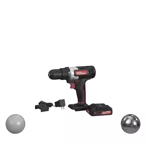 Hyper Tough 20-VOLT MAX LITHIUM-ION CORDLESS DRILL 3D model