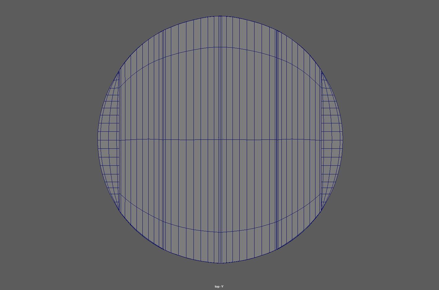 Round Wooden Dining Table Low-poly 3D model_10