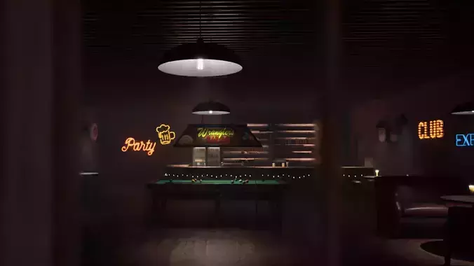 Classic Bar Interior   