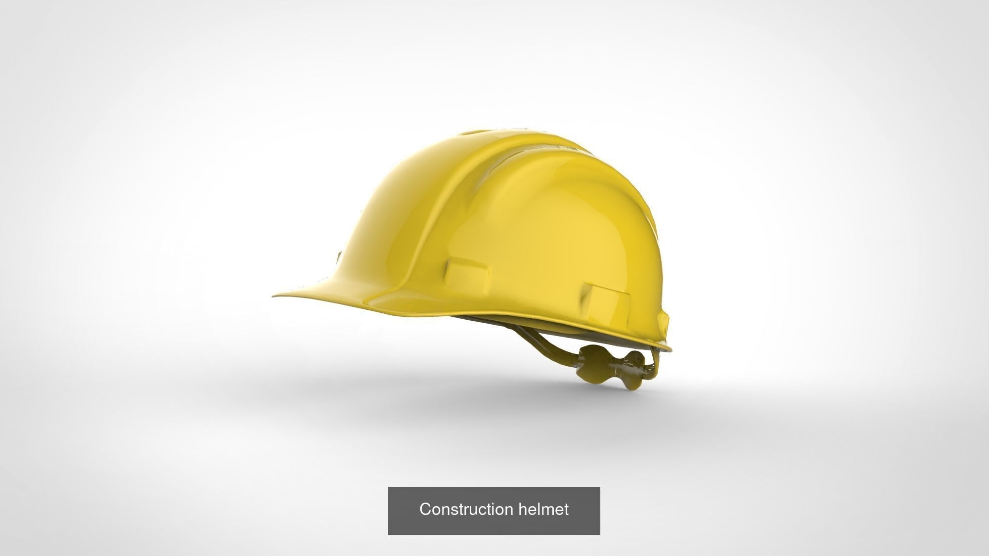 Construction helmet and Rubber boots 3D Model Collection_4