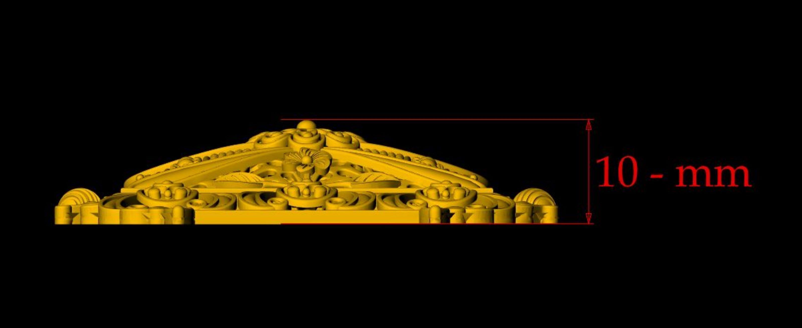 Designer Matt Pendant - 0097 3D print model_5