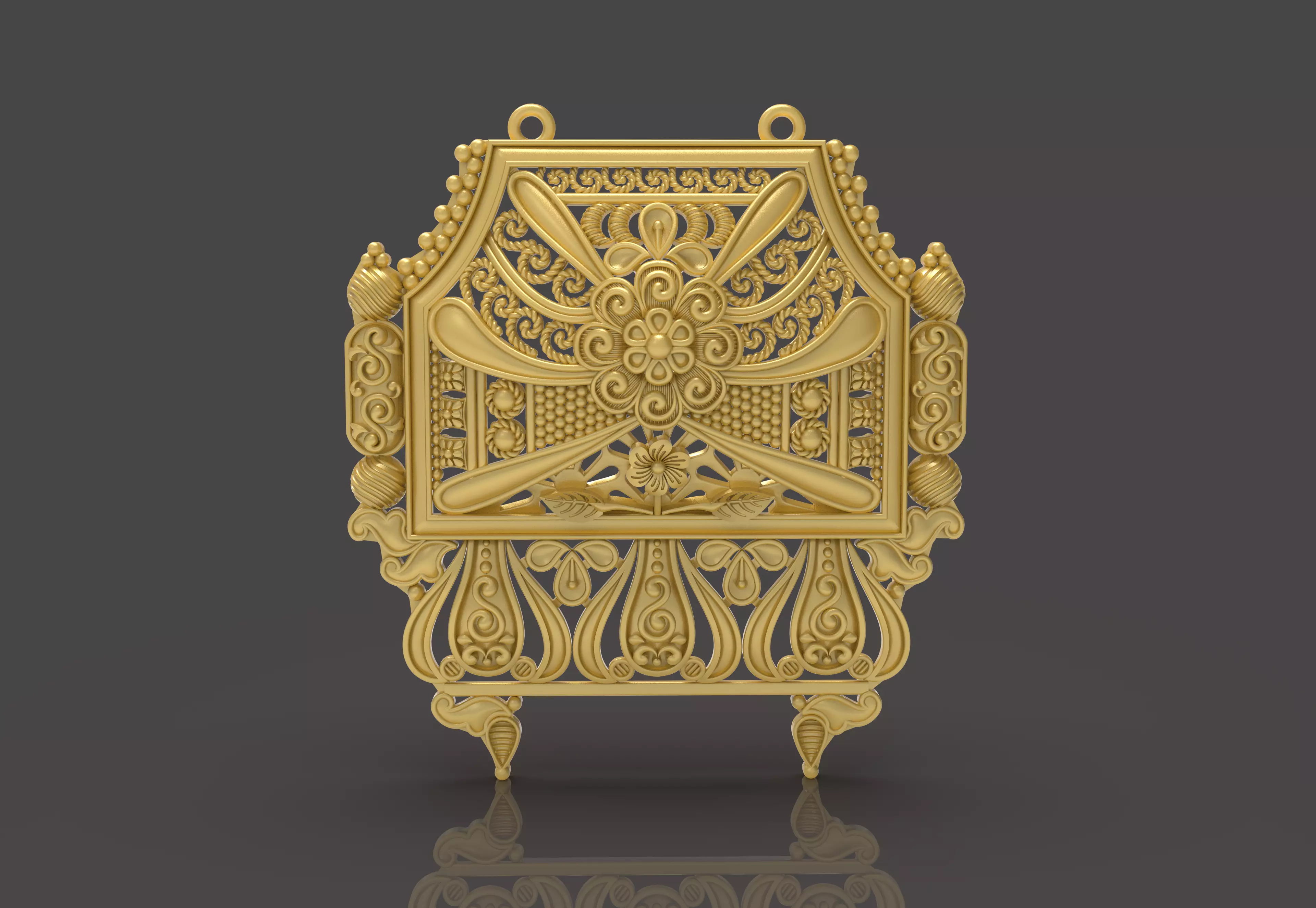 Designer Matt Pendant - 0097 3D print model_0