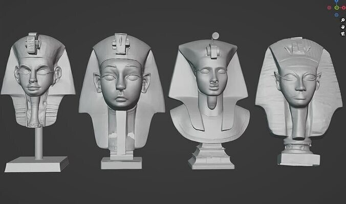 Tutankhamun Mask Pack  3D print model