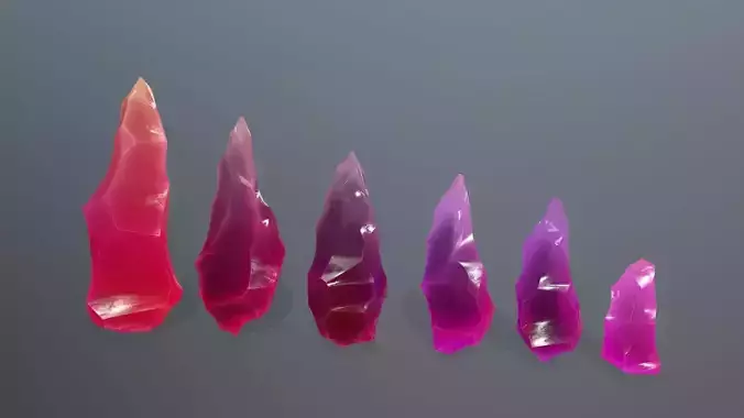 crystal Low-poly 3D model