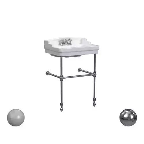 Essex Console Sink 3D model