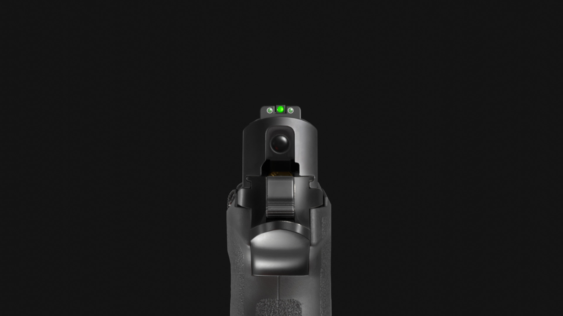 SIG Sauer P226 TACOPS and SRD9 Suppressor - Game Asset Low-poly 3D model_7