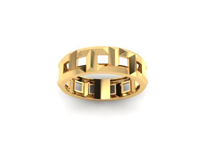 Gold Ring Jewelry  Ring stl 3dm 3dprintmodel 3D print model_2