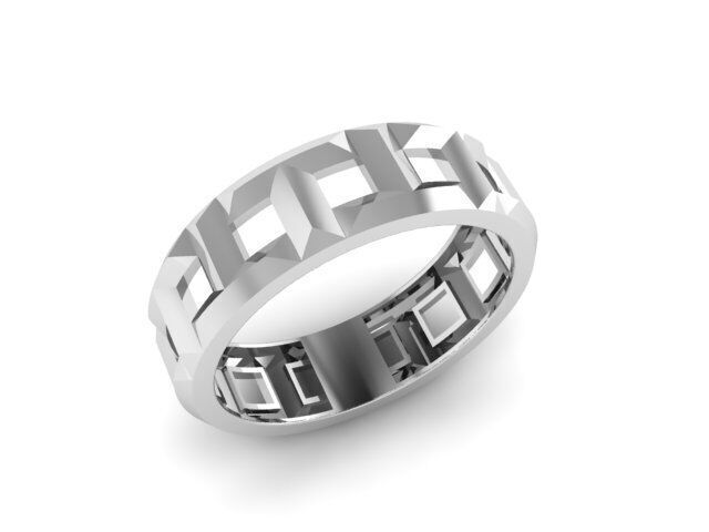 Gold Ring Jewelry  Ring stl 3dm 3dprintmodel 3D print model_5