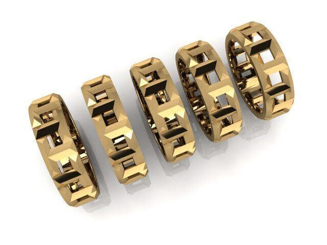 Gold Ring Jewelry  Ring stl 3dm 3dprintmodel 3D print model_1