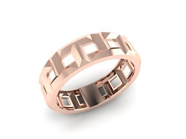 Gold Ring Jewelry  Ring stl 3dm 3dprintmodel 3D print model