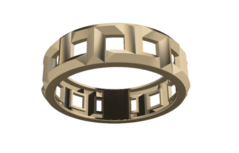 Gold Ring Jewelry  Ring stl 3dm 3dprintmodel 3D print model_4