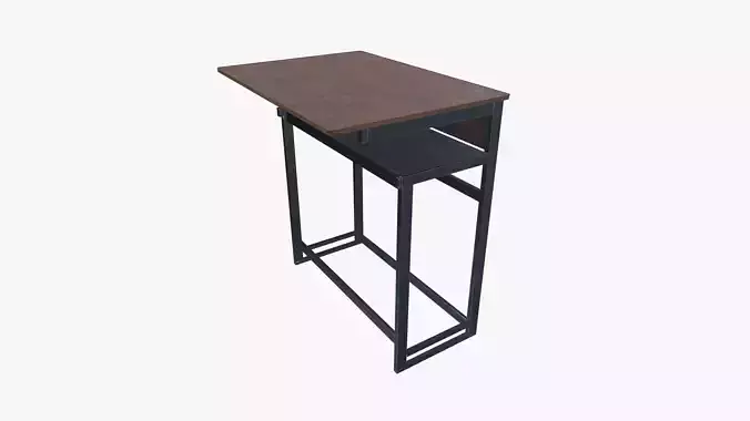 School Desk 3D model