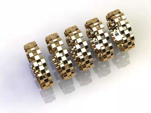 Gold Ring Jewelry Ring stl 3dm 3dprintmodel 3D print model