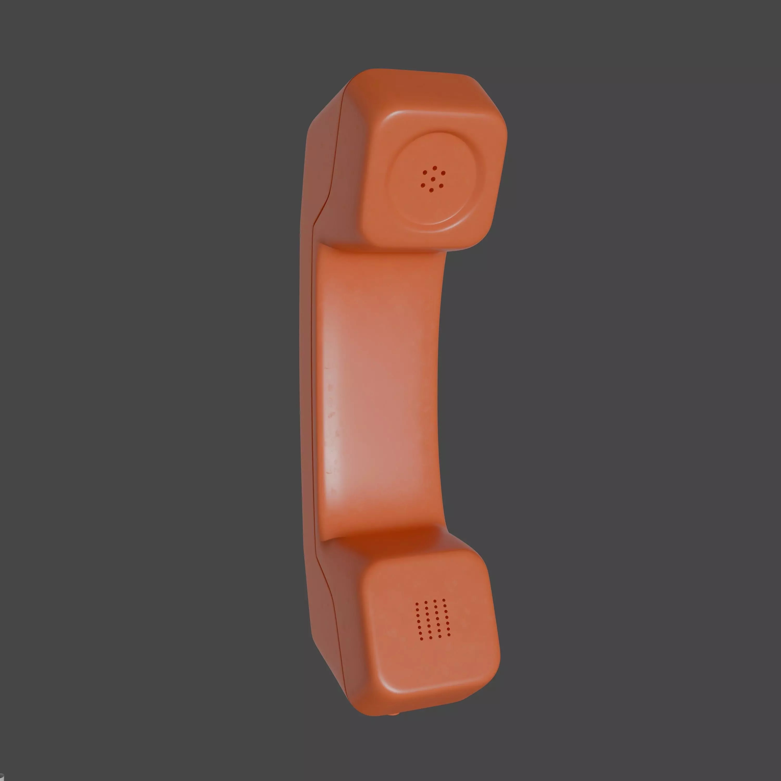 Retro Telephone Receiver 3D model_0