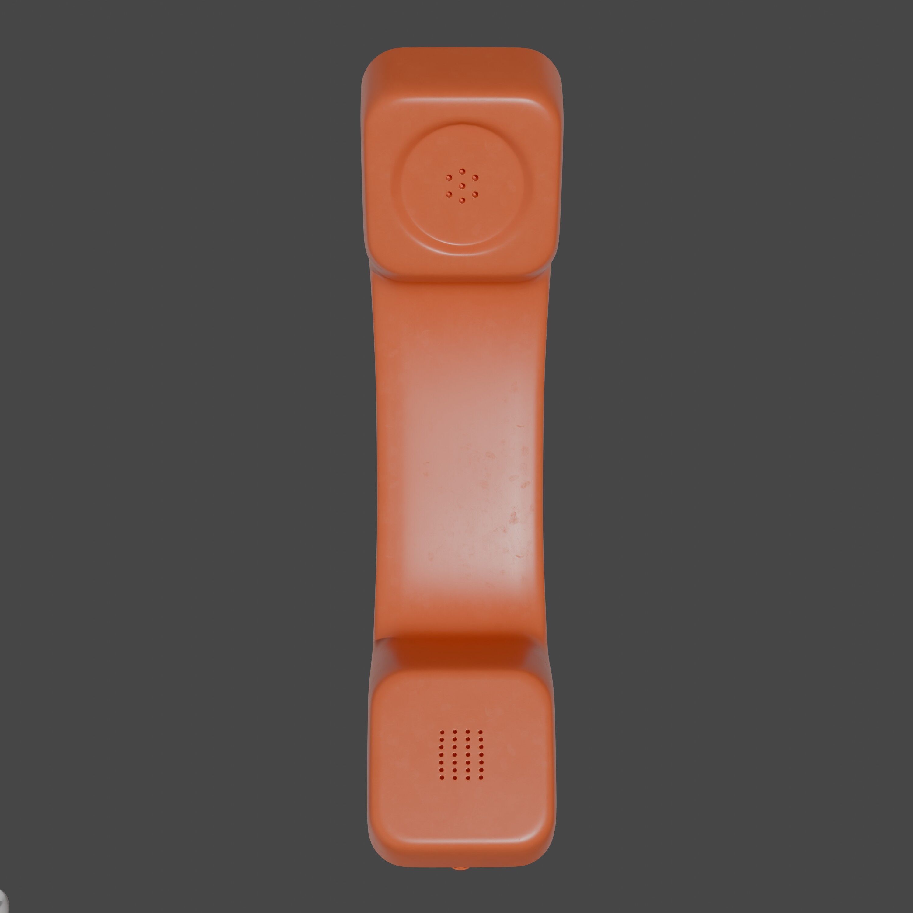 Retro Telephone Receiver 3D model_5