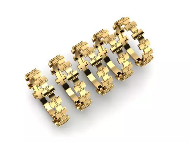 Gold Ring Jewelry Ring stl 3dm 3dprintmodel 3D print model