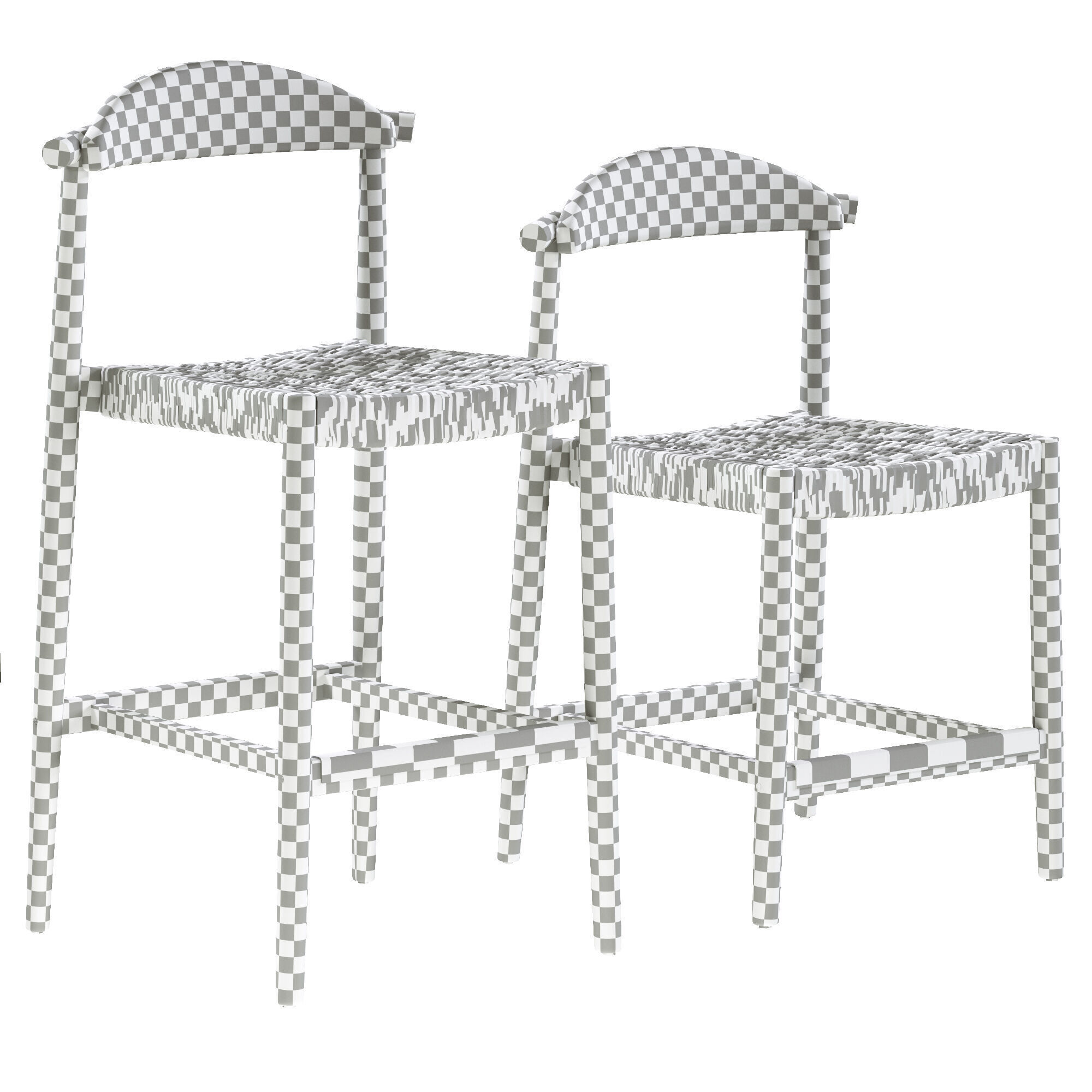 Nina bar chair 3D model_5