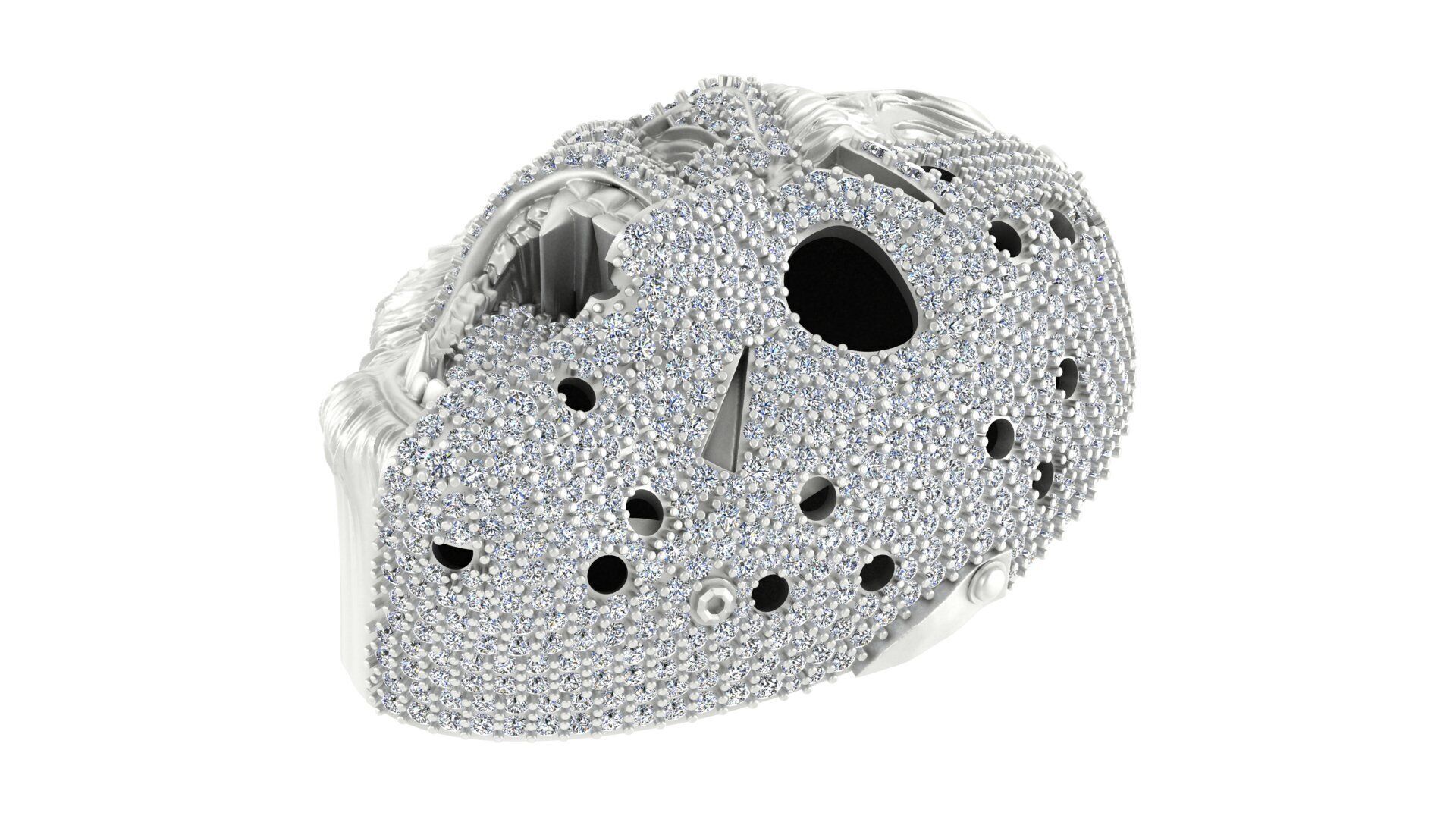 Dripping Graffiti Style Pendant 3D print model_4