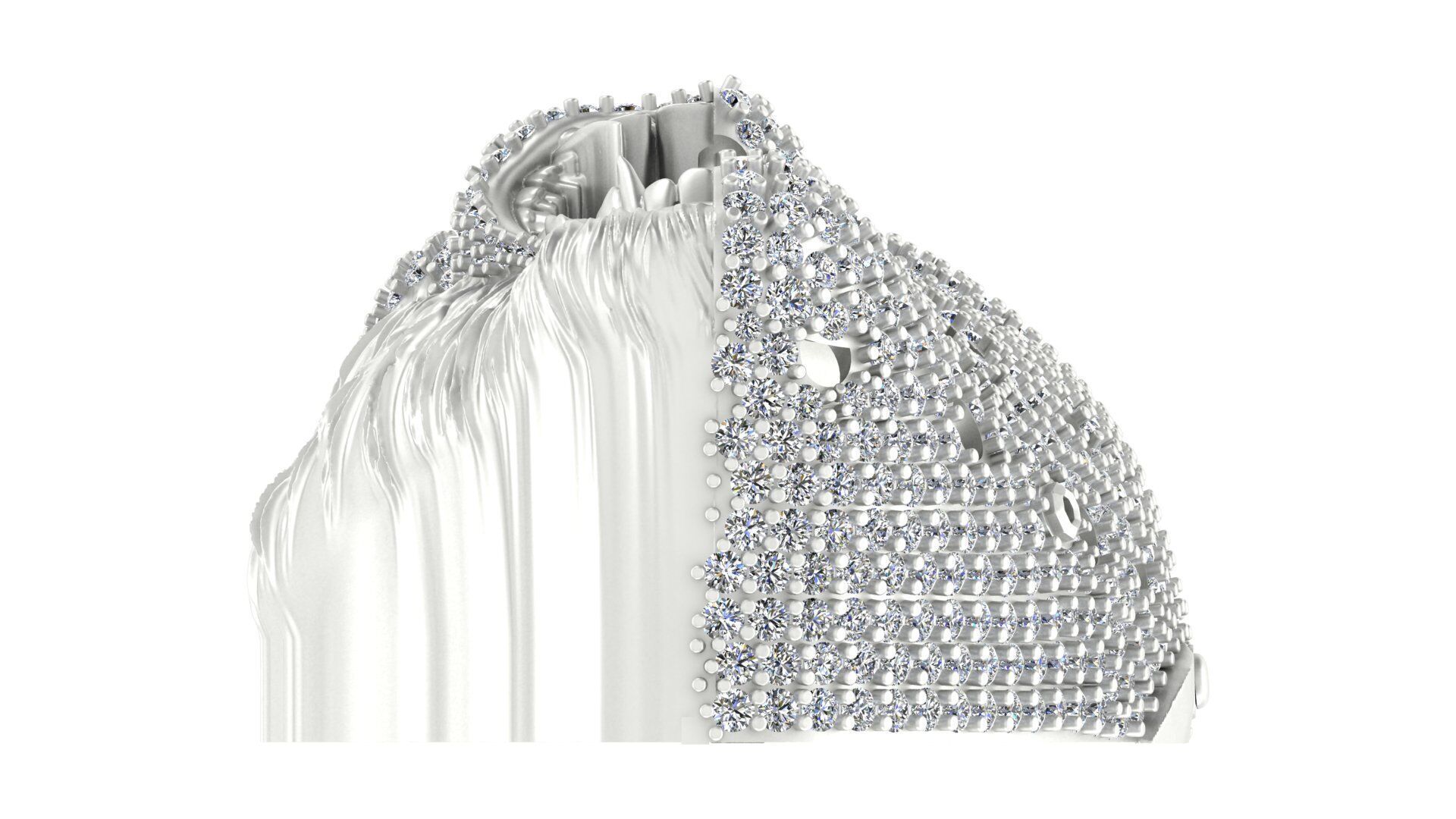 Dripping Graffiti Style Pendant 3D print model_25