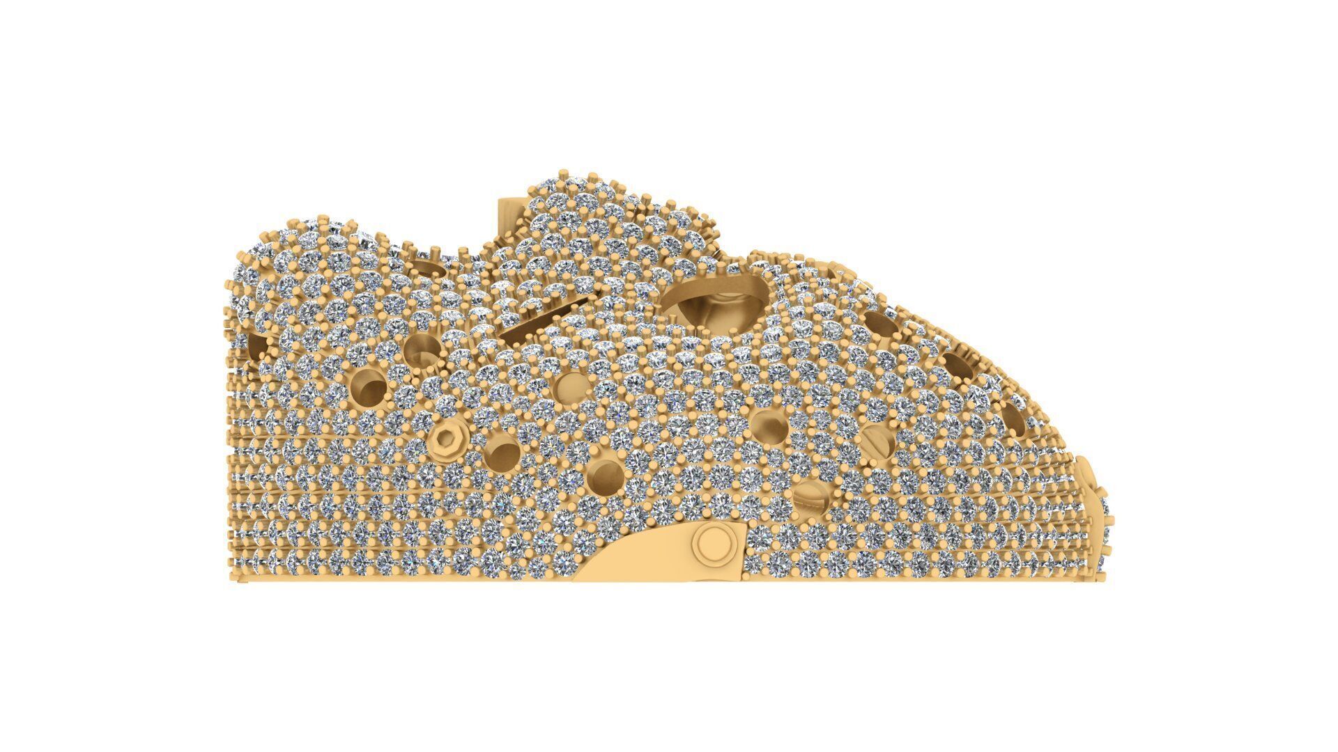 Dripping Graffiti Style Pendant 3D print model_27