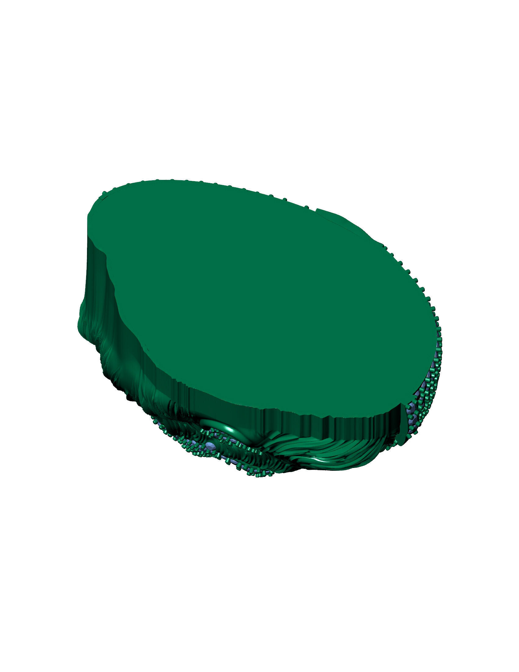 Dripping Graffiti Style Pendant 3D print model_14