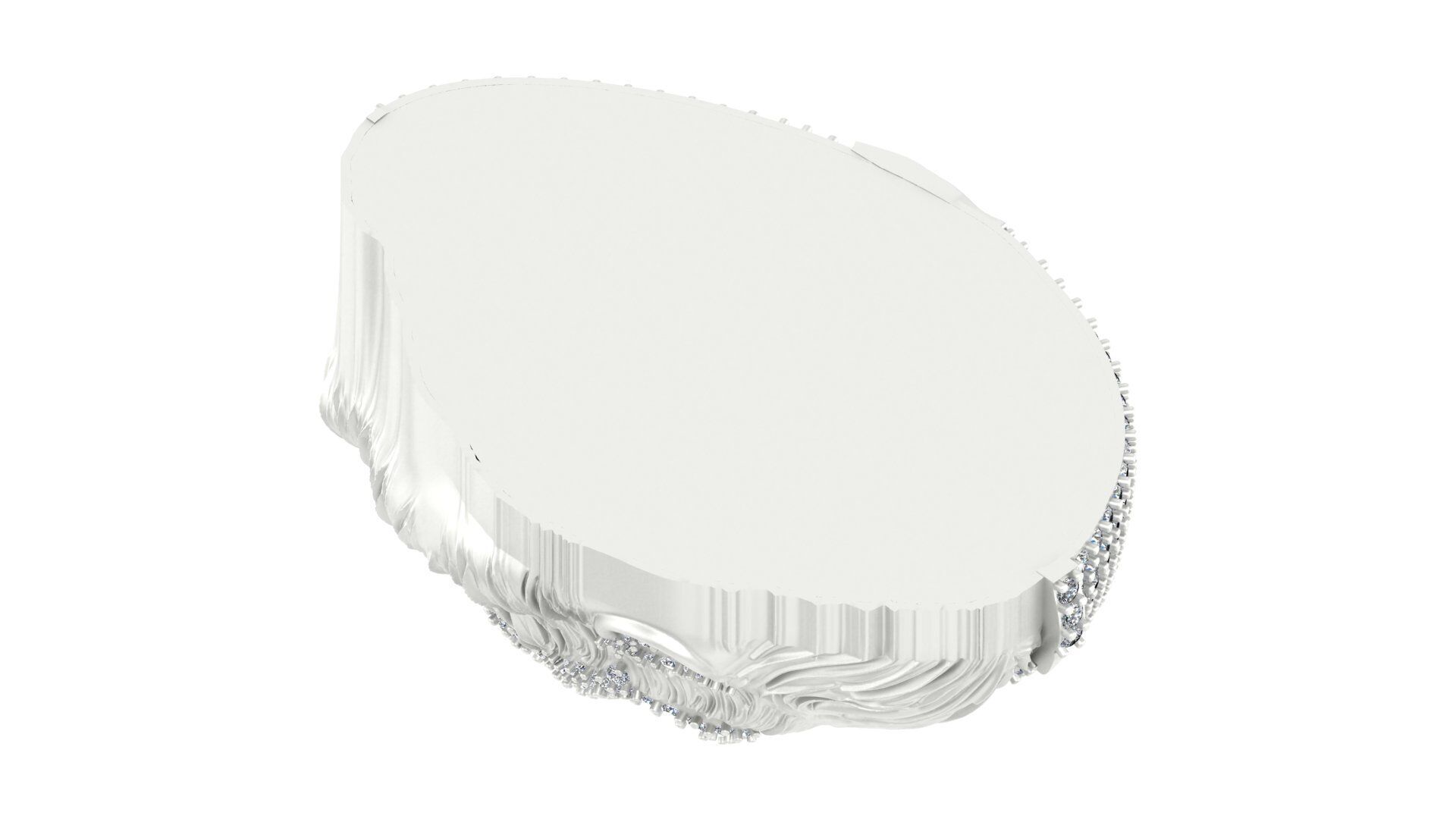 Dripping Graffiti Style Pendant 3D print model_7