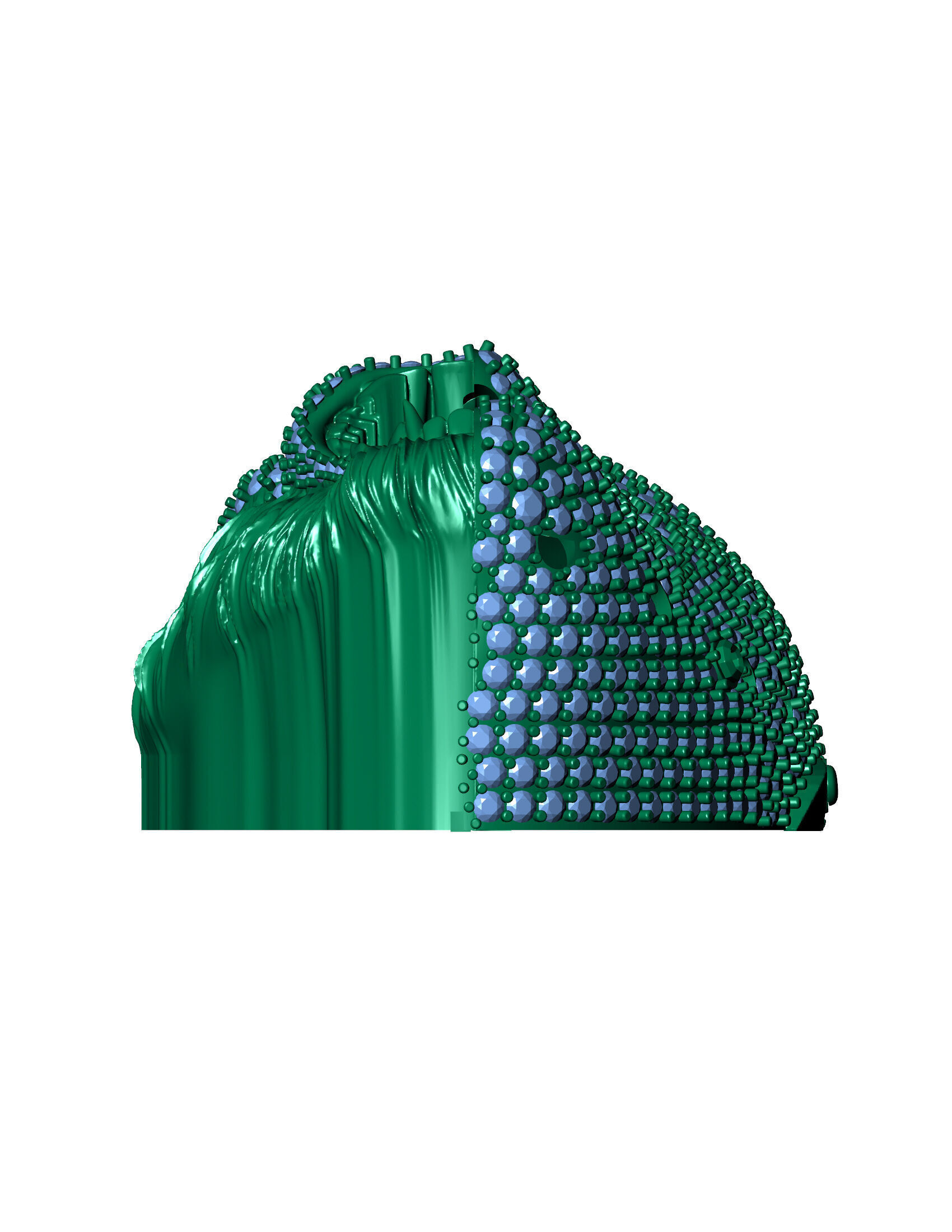 Dripping Graffiti Style Pendant 3D print model_10