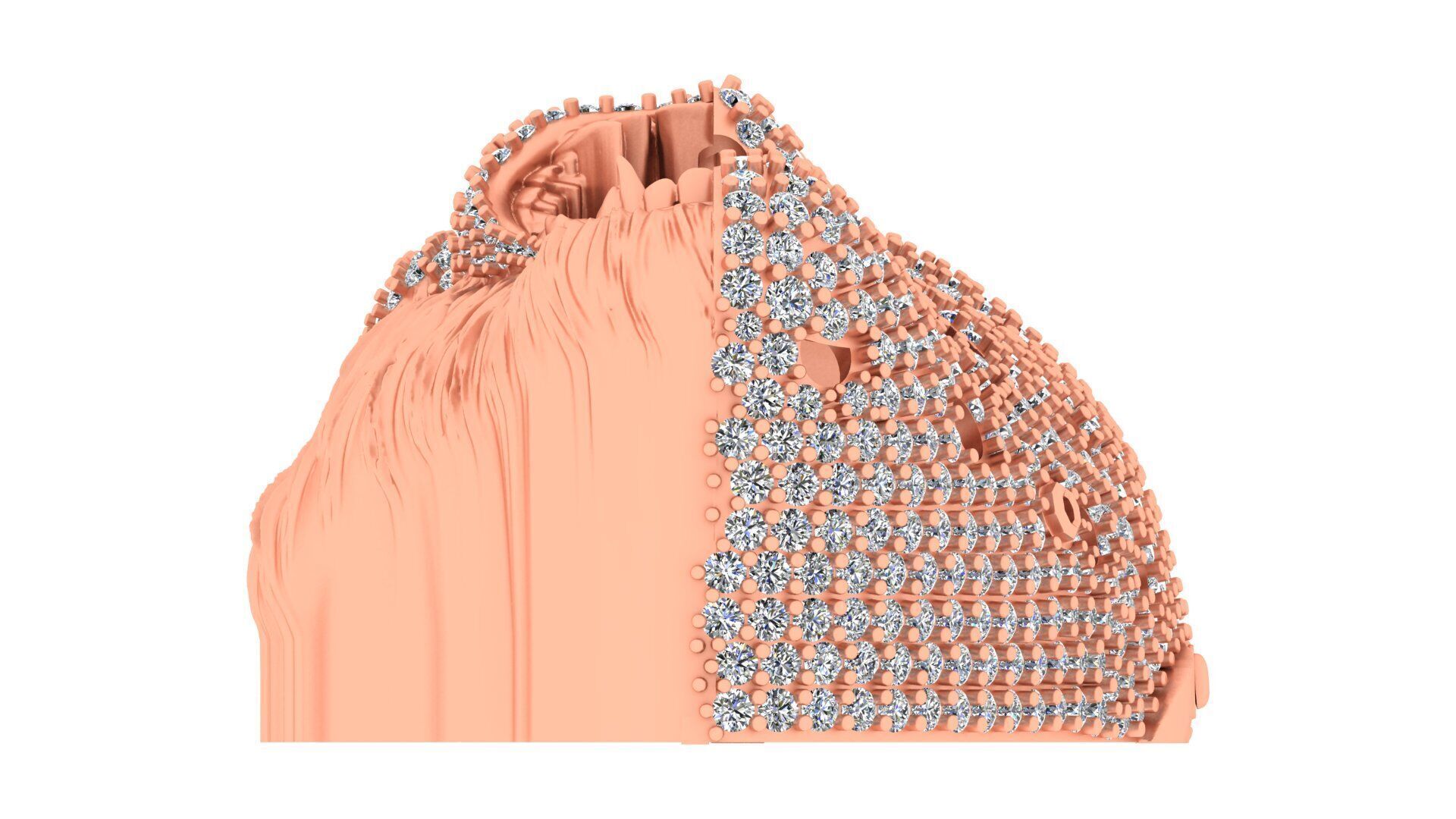 Dripping Graffiti Style Pendant 3D print model_26