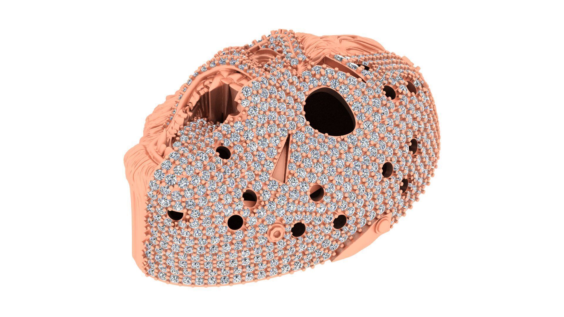 Dripping Graffiti Style Pendant 3D print model_5