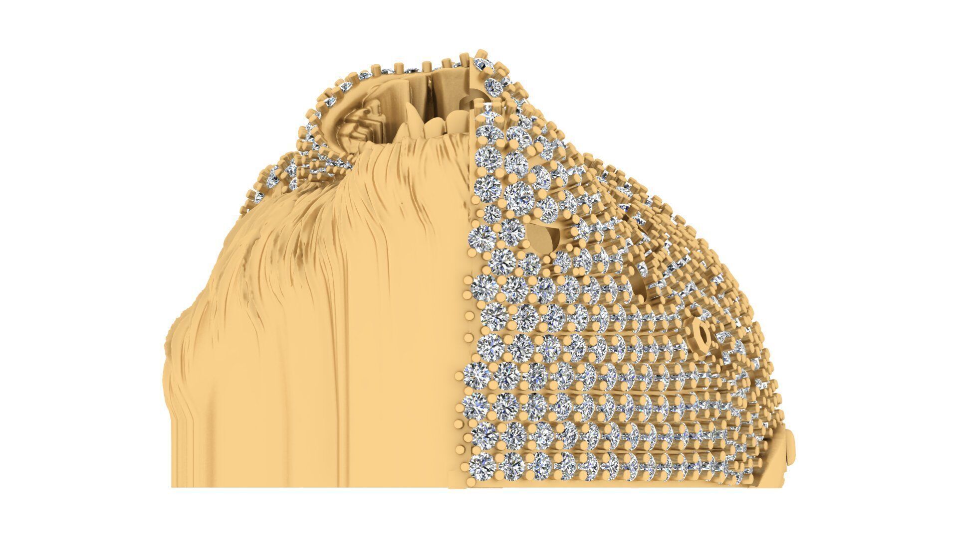 Dripping Graffiti Style Pendant 3D print model_24