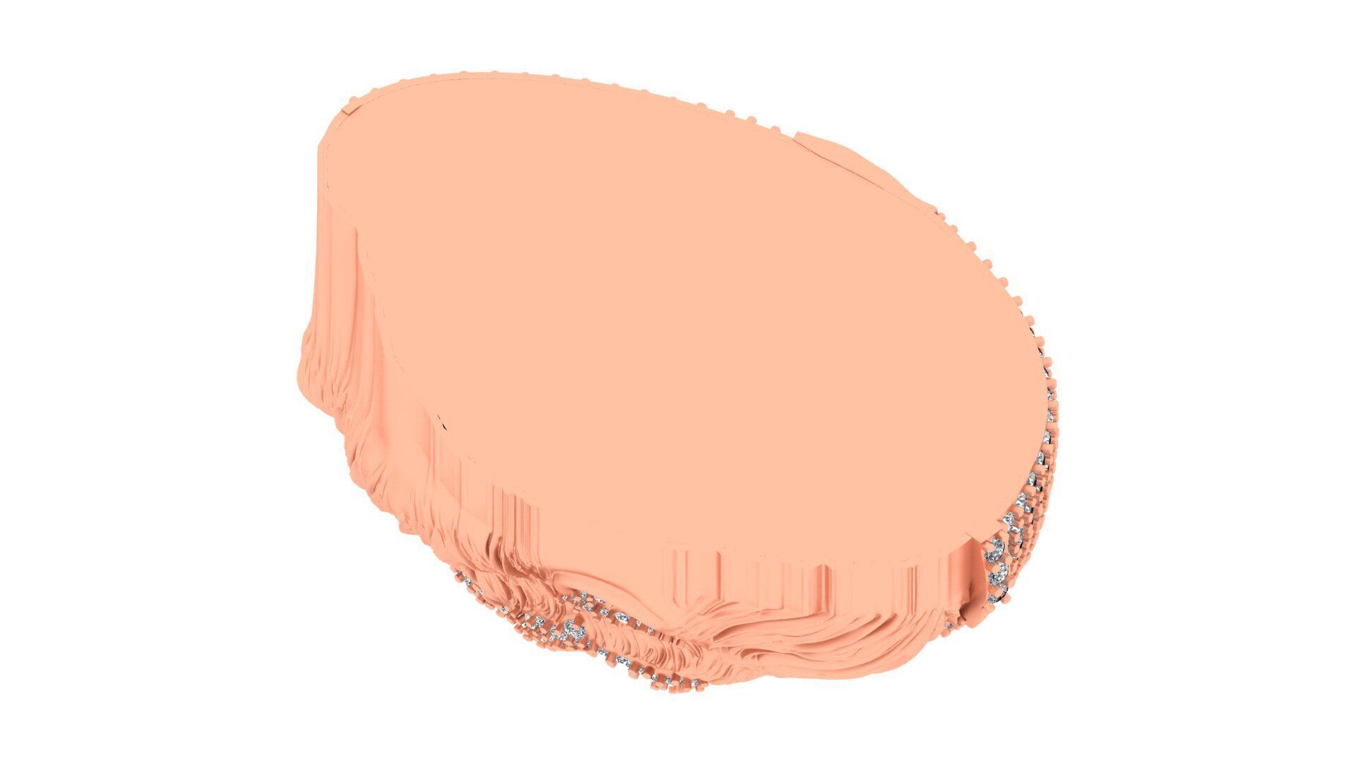 Dripping Graffiti Style Pendant 3D print model_8