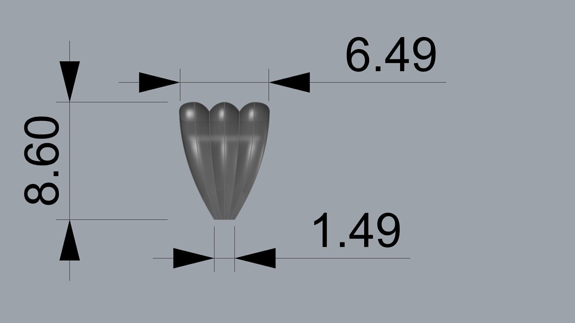 Pendant Bail 3D print model 3D print model_3