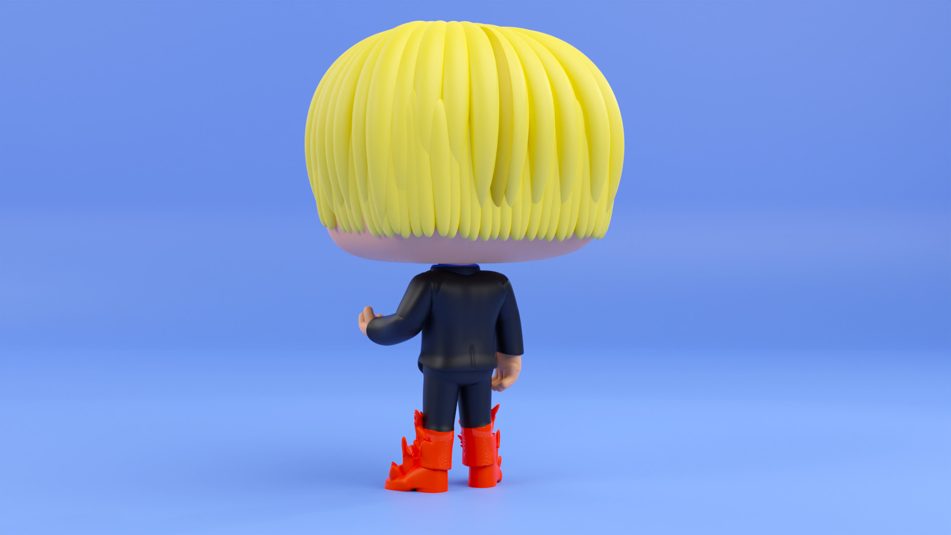  Sanji funko pop from the anime one piece  3D print model_15