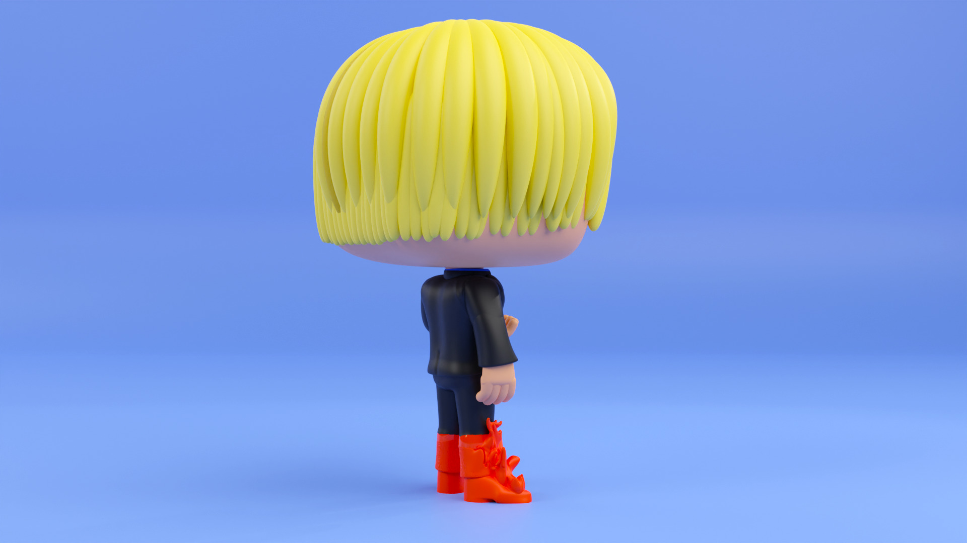  Sanji funko pop from the anime one piece  3D print model_12