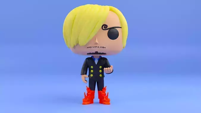  Sanji funko pop from the anime one piece 