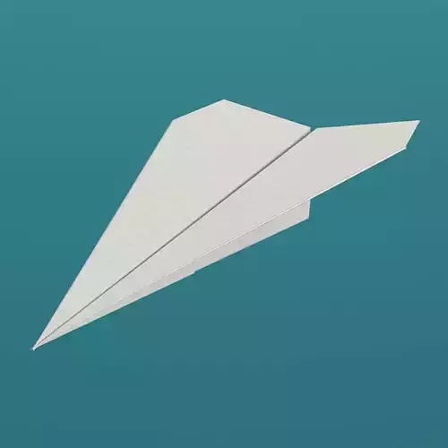 Paper Plane 3D model