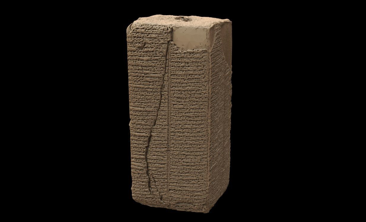 Sumerian King list 3D print model_18