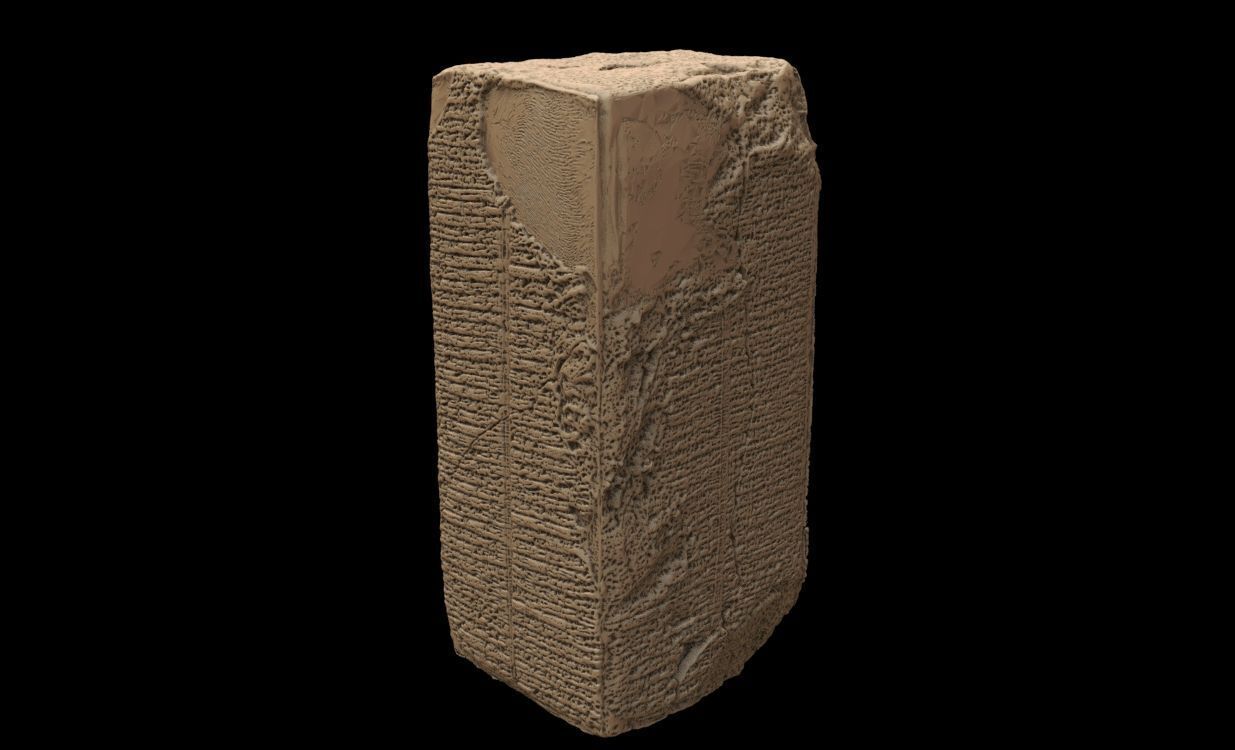 Sumerian King list 3D print model_27