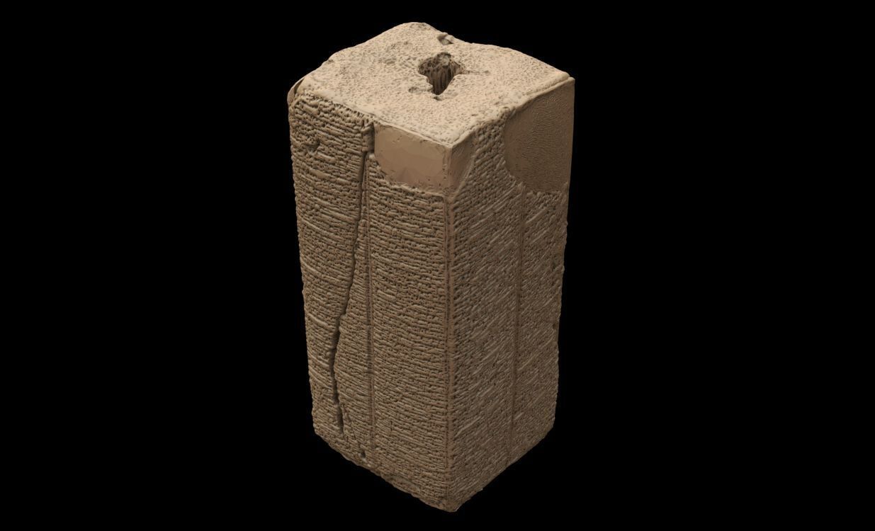 Sumerian King list 3D print model_20