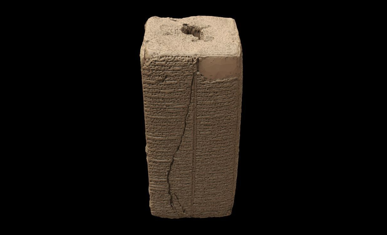 Sumerian King list 3D print model_17