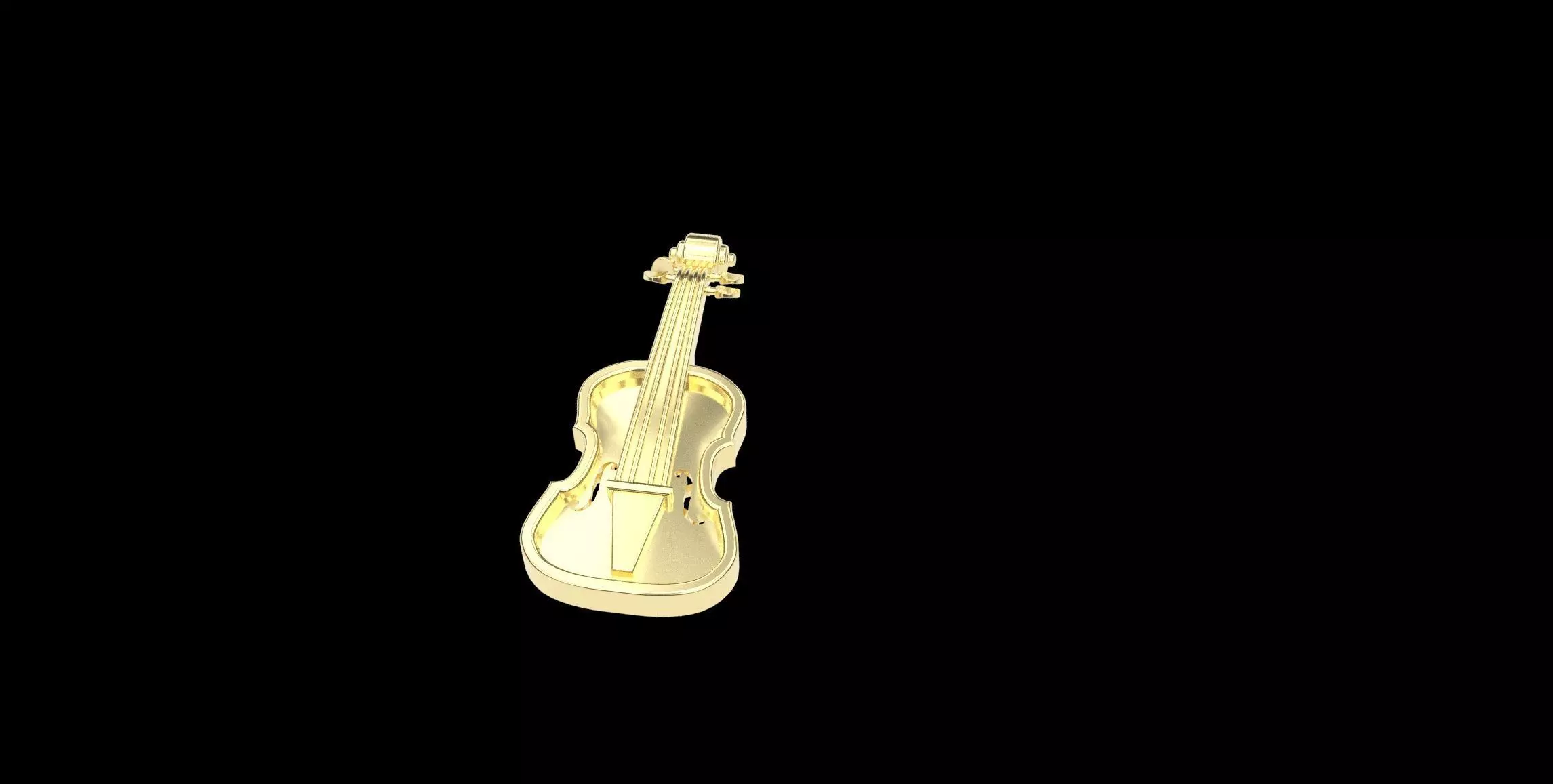 violin 3D print model