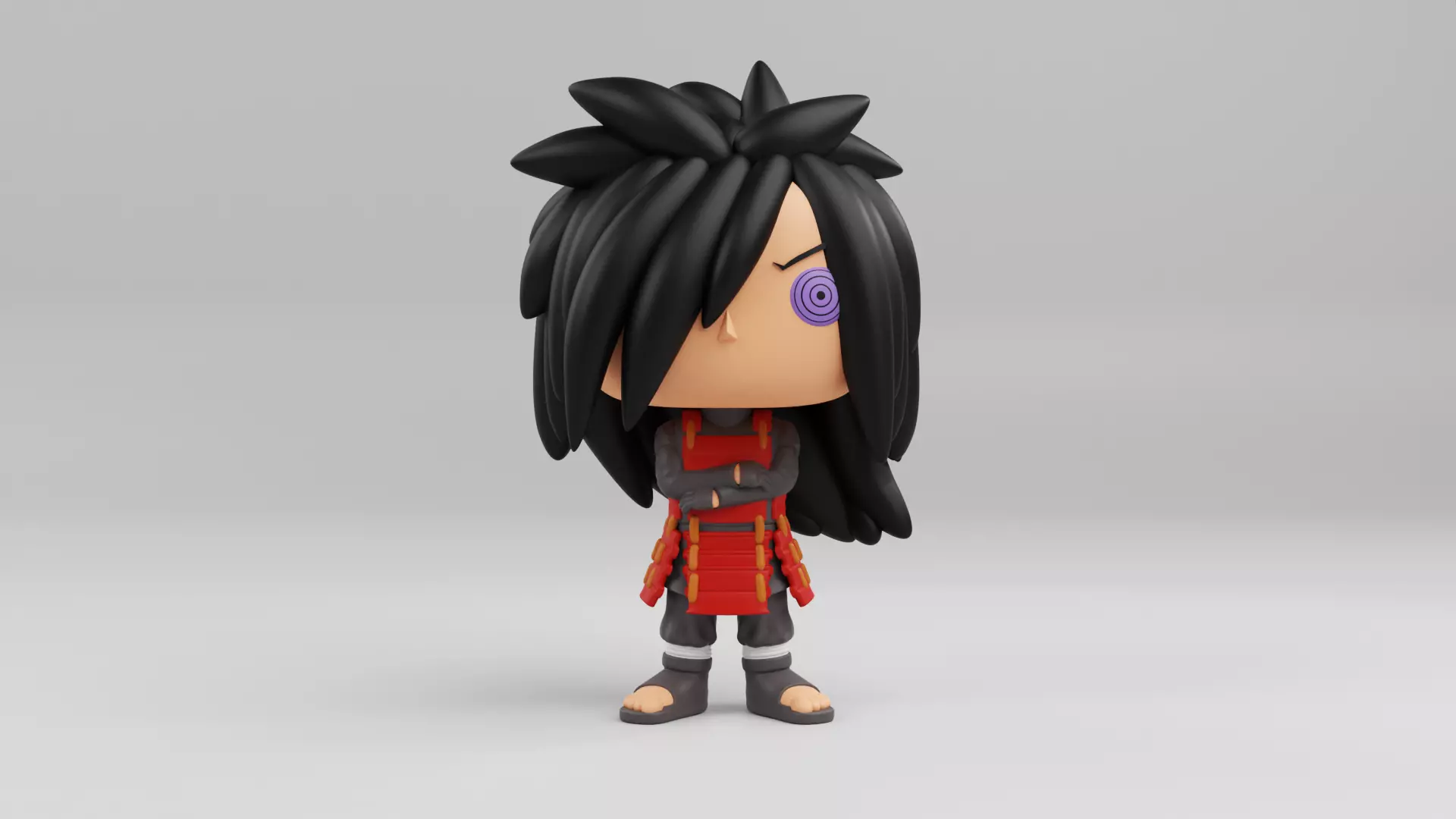 Madara Uchiha funko pop from naruto shippuden 3D print model_0
