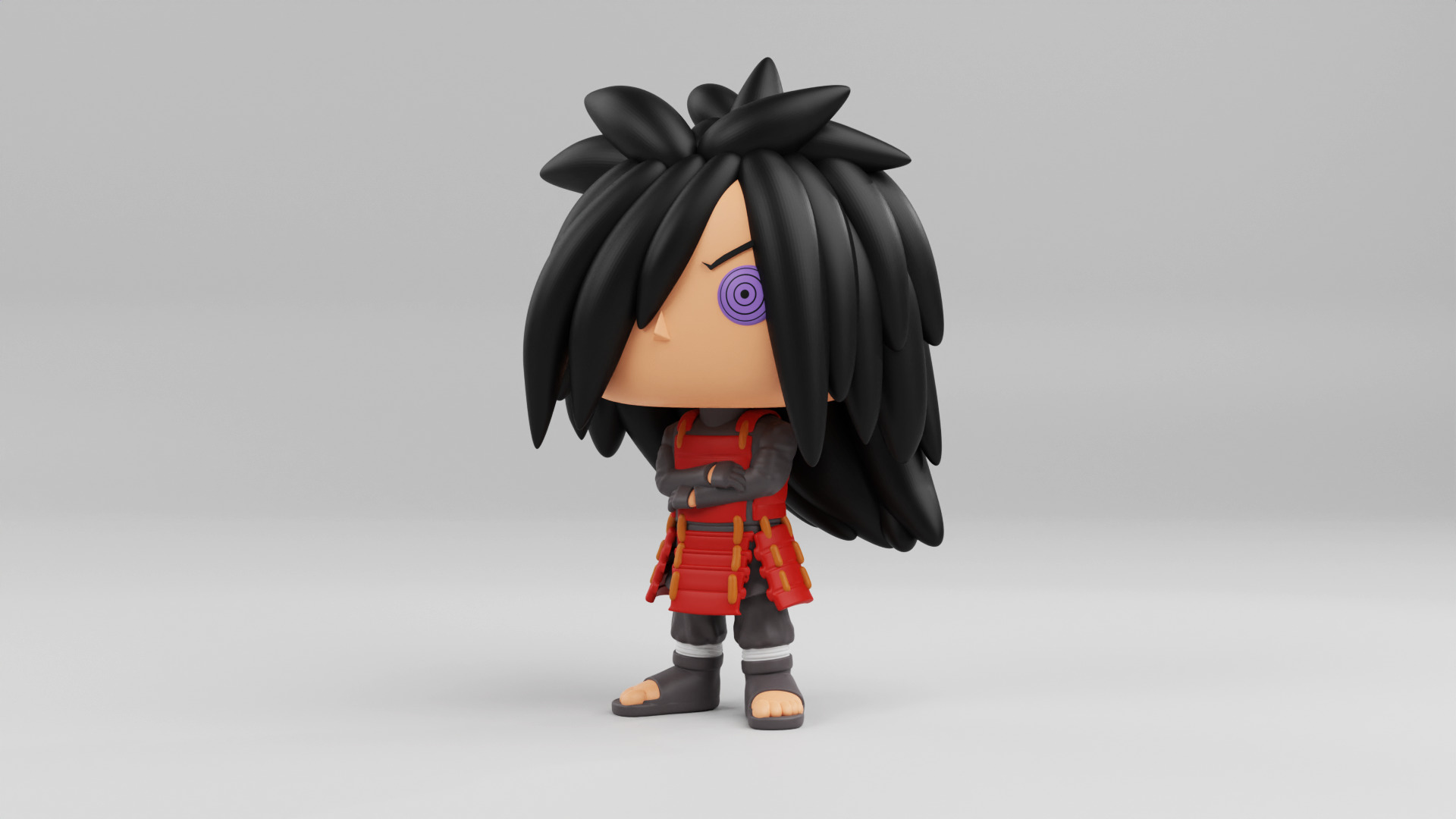 Madara Uchiha funko pop from naruto shippuden 3D print model_3