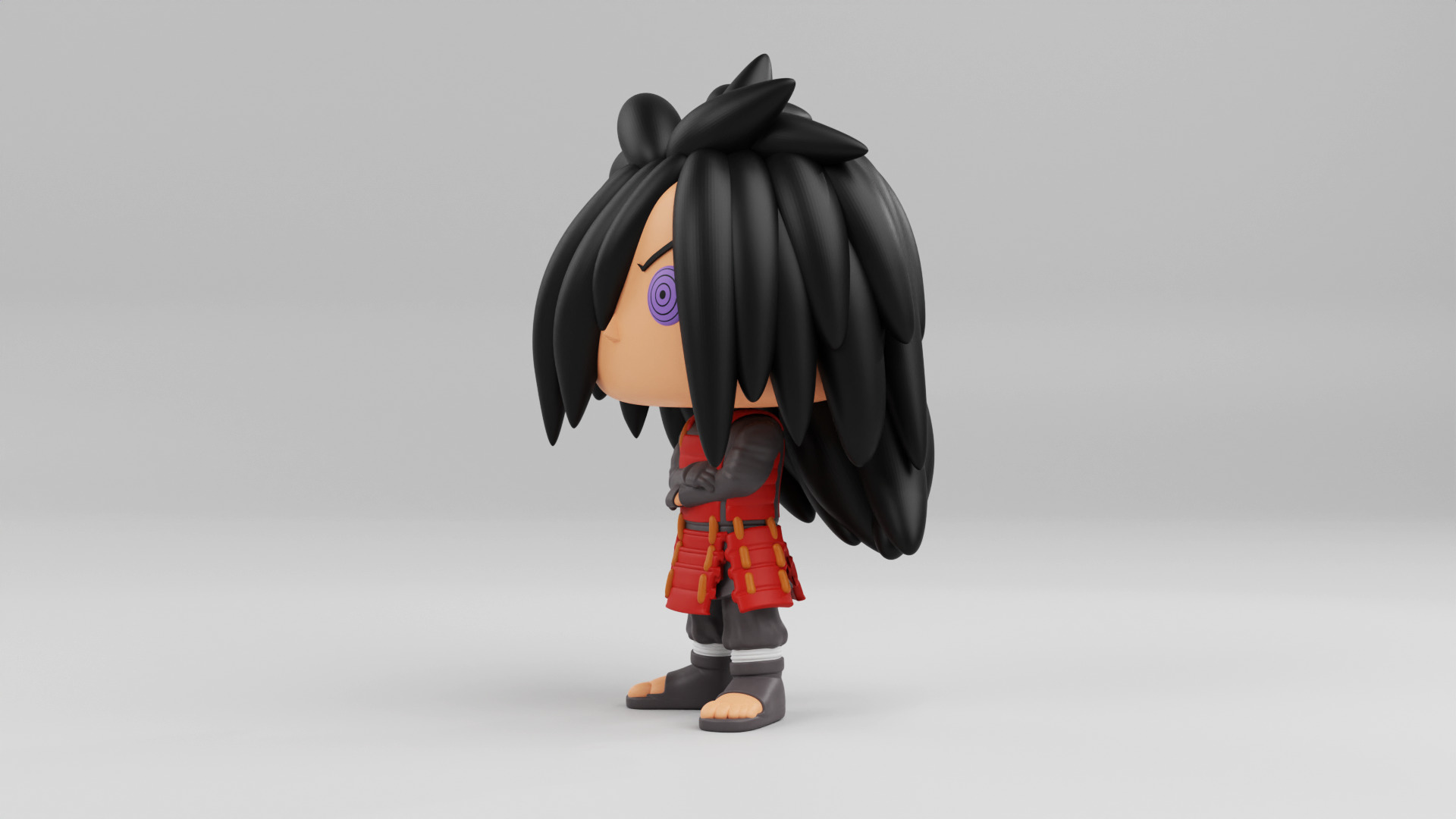 Madara Uchiha funko pop from naruto shippuden 3D print model_2