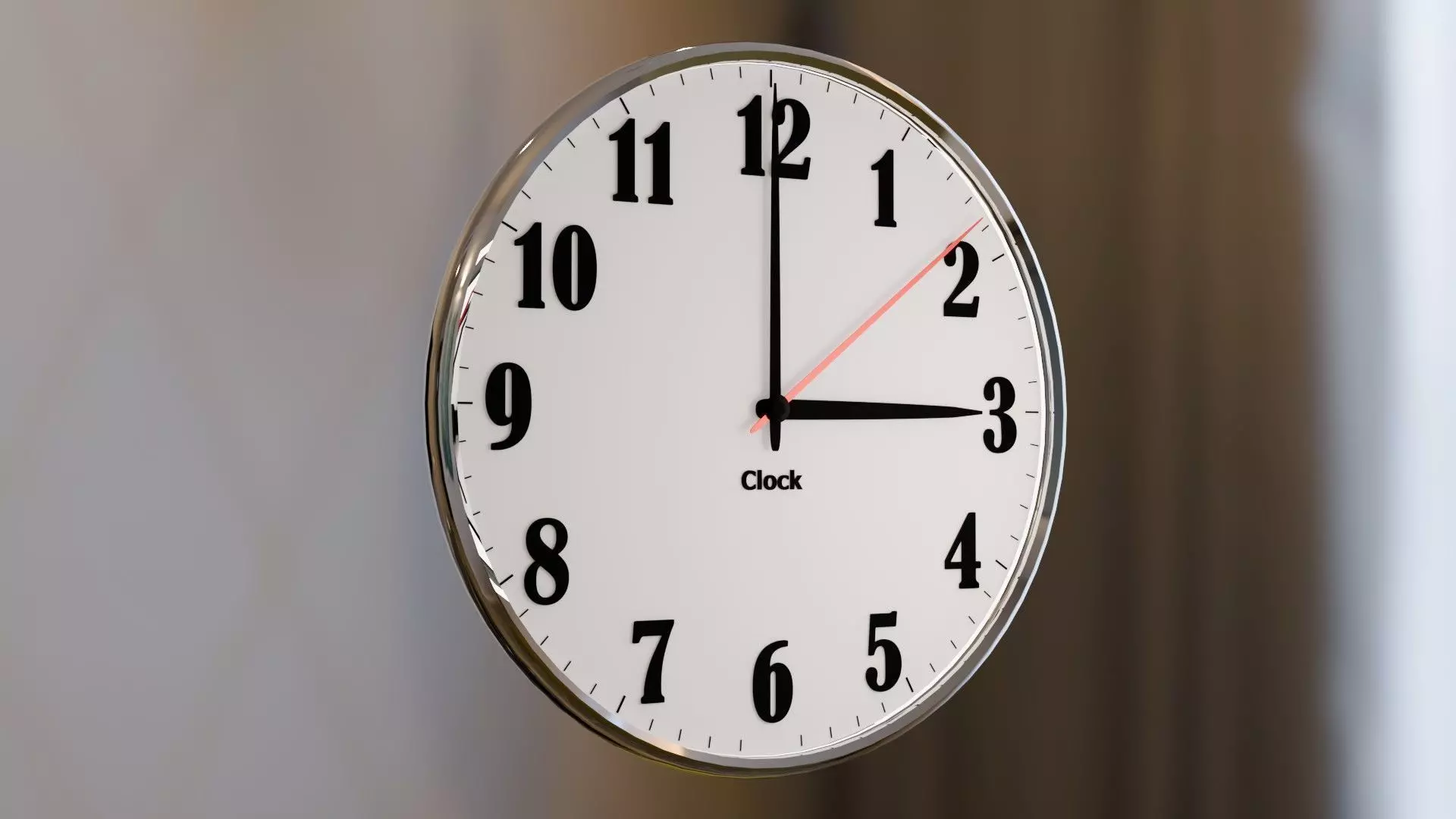 wall clock Free 3D model_0